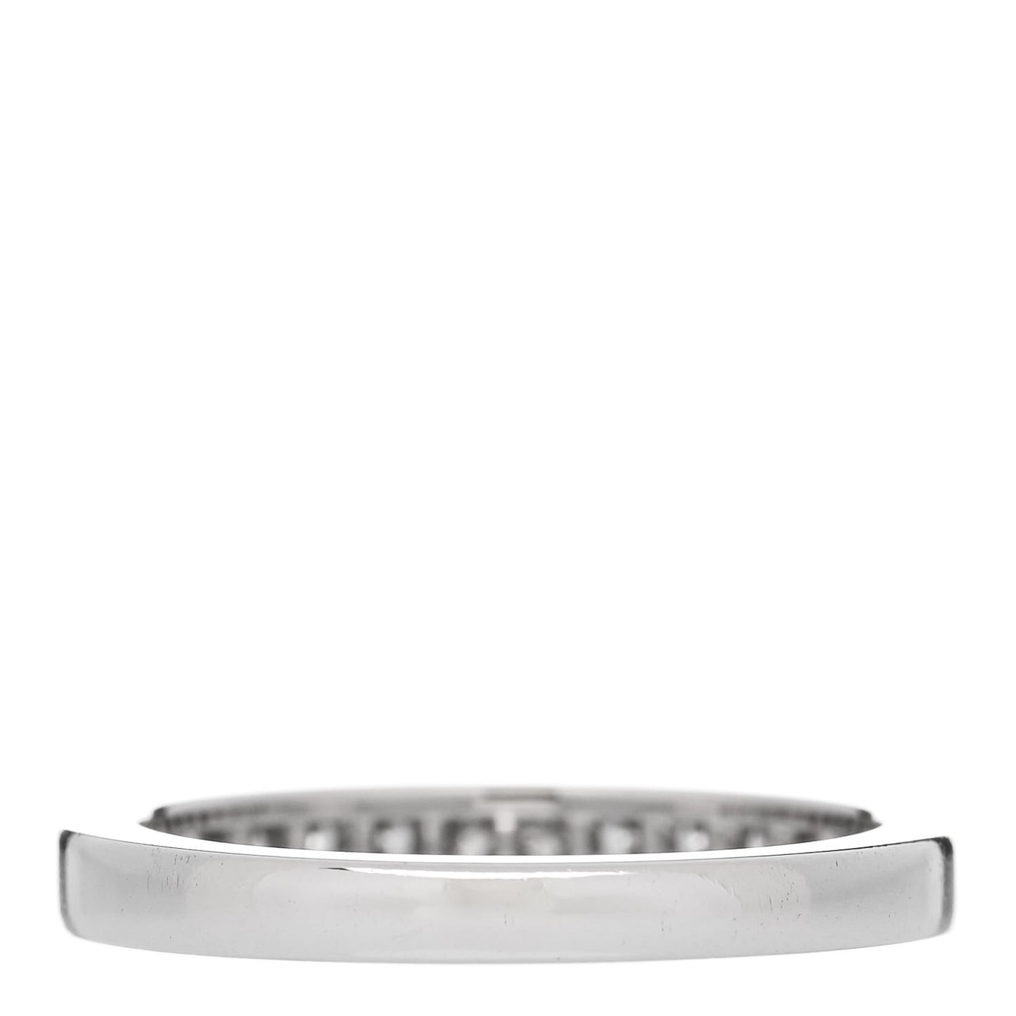 Platinum Diamond 2.5mm Half Circle Wedding Band Ring 47 4