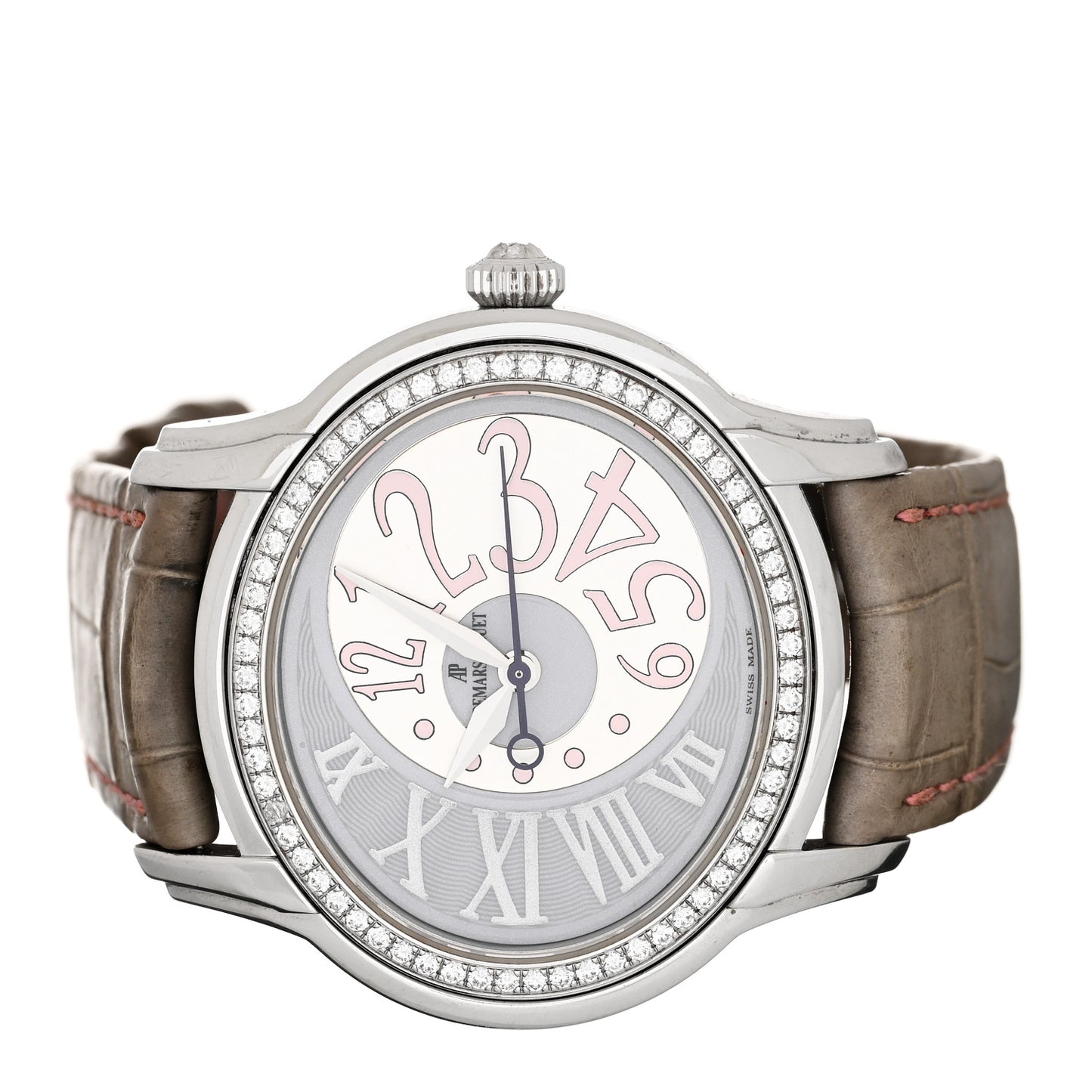 Stainless Steel Alligator Diamond Bezel 41mm Millenary Power Reserve Automatic Watch 77301ST.ZZ.D009CR.01