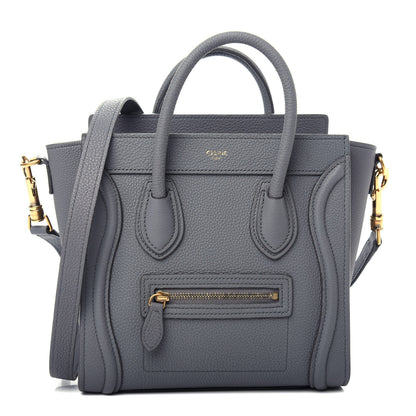 Celine Baby Drummed Calfskin Nano Luggage Kohl 1 of 10