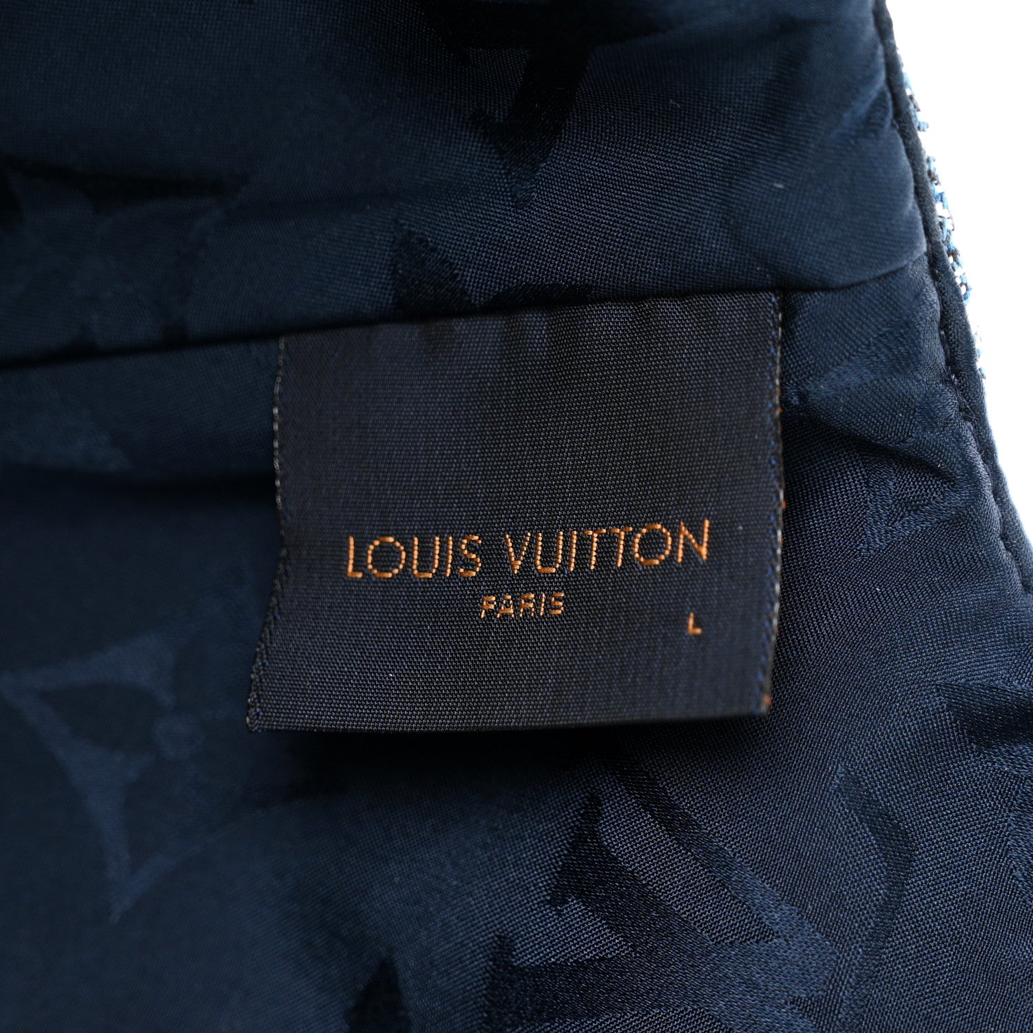 Louis Vuitton Monogram Jacquard Cap L Blue 8 of 9