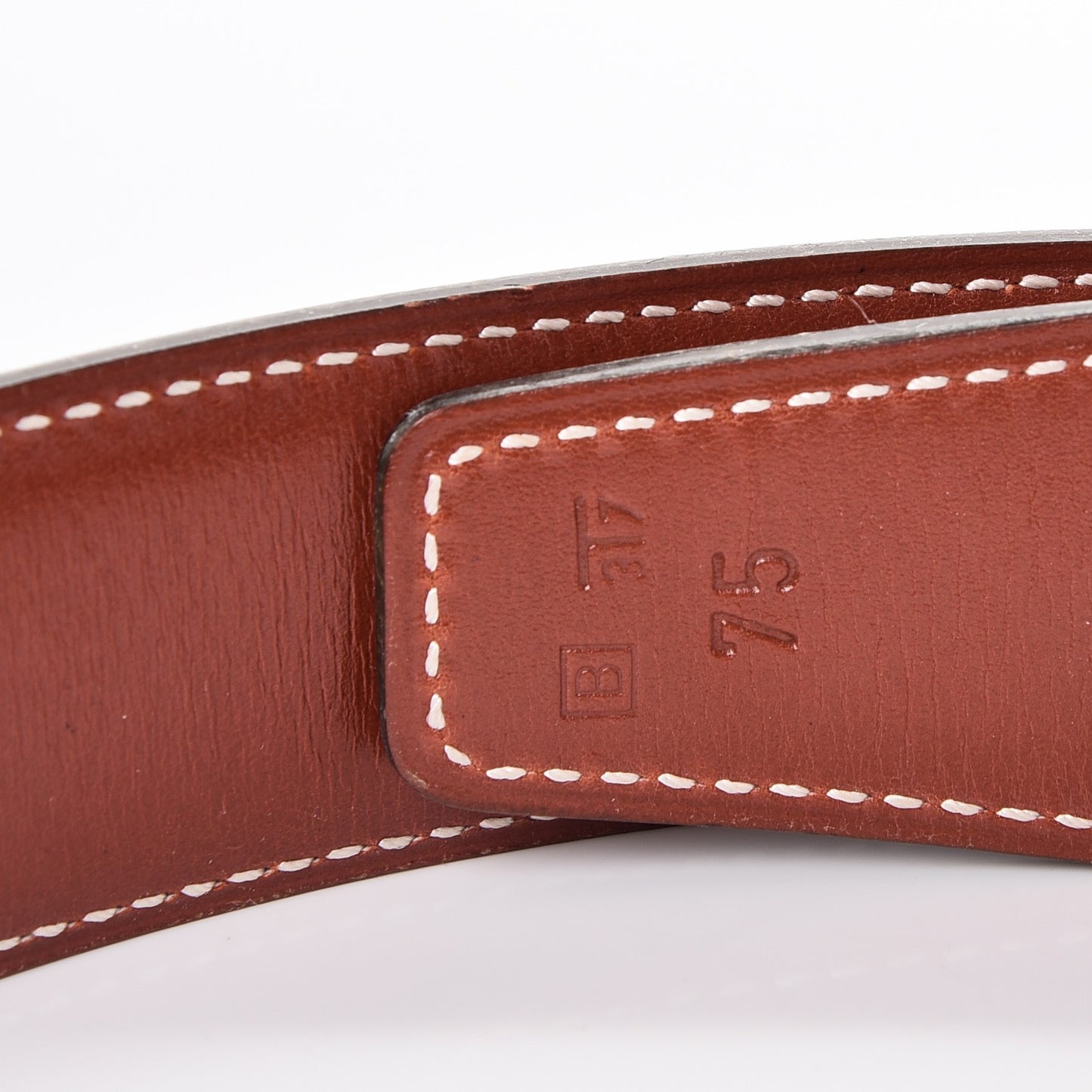Box 32mm Belt Strap 75 Brique