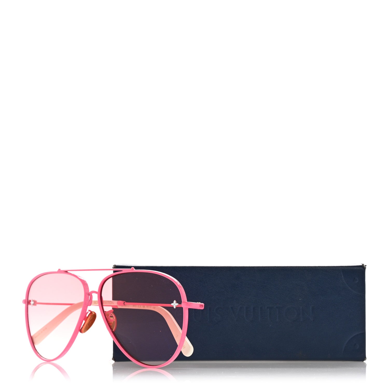 Louis Vuitton LV Aviator Sunglasses Z1731U Pink 7 of 7