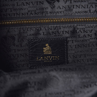 Lanvin Calfskin Quilted Dear Danae Shoulder Bag Black 6 of 8