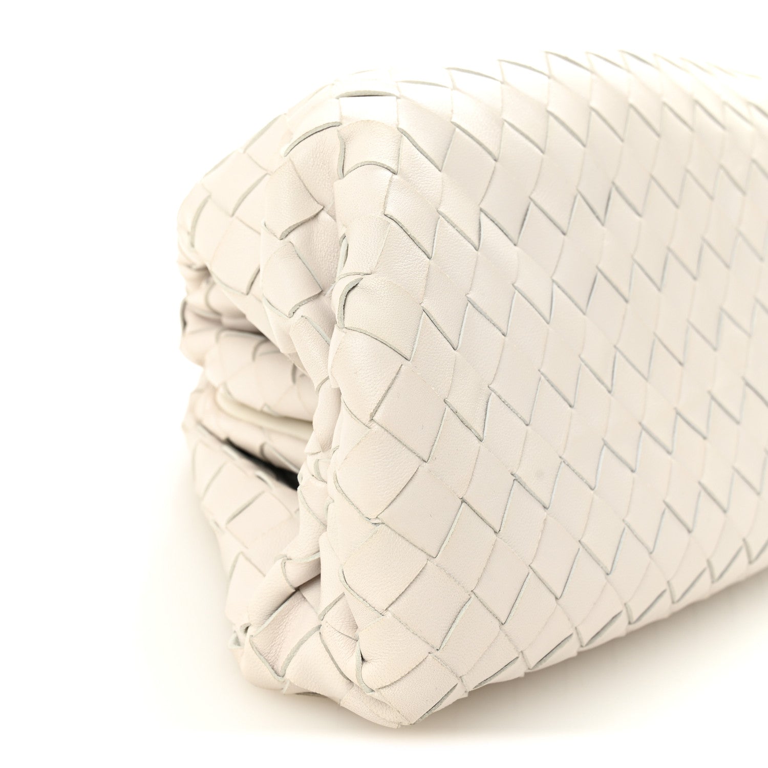 Bottega Veneta Nappa Maxi Intreccio The Pouch Oversized Clutch Plaster 9 of 10