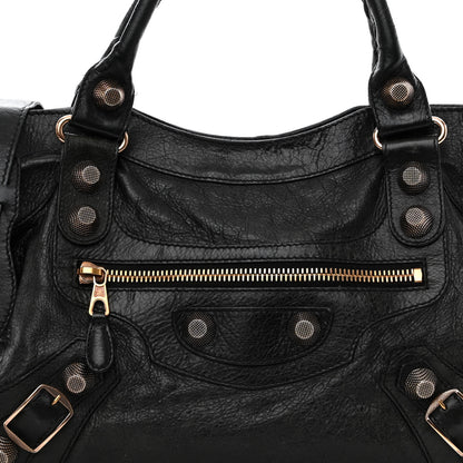 Balenciaga Agneau Giant 21 Rose Gold Hardware City Black 8 of 13
