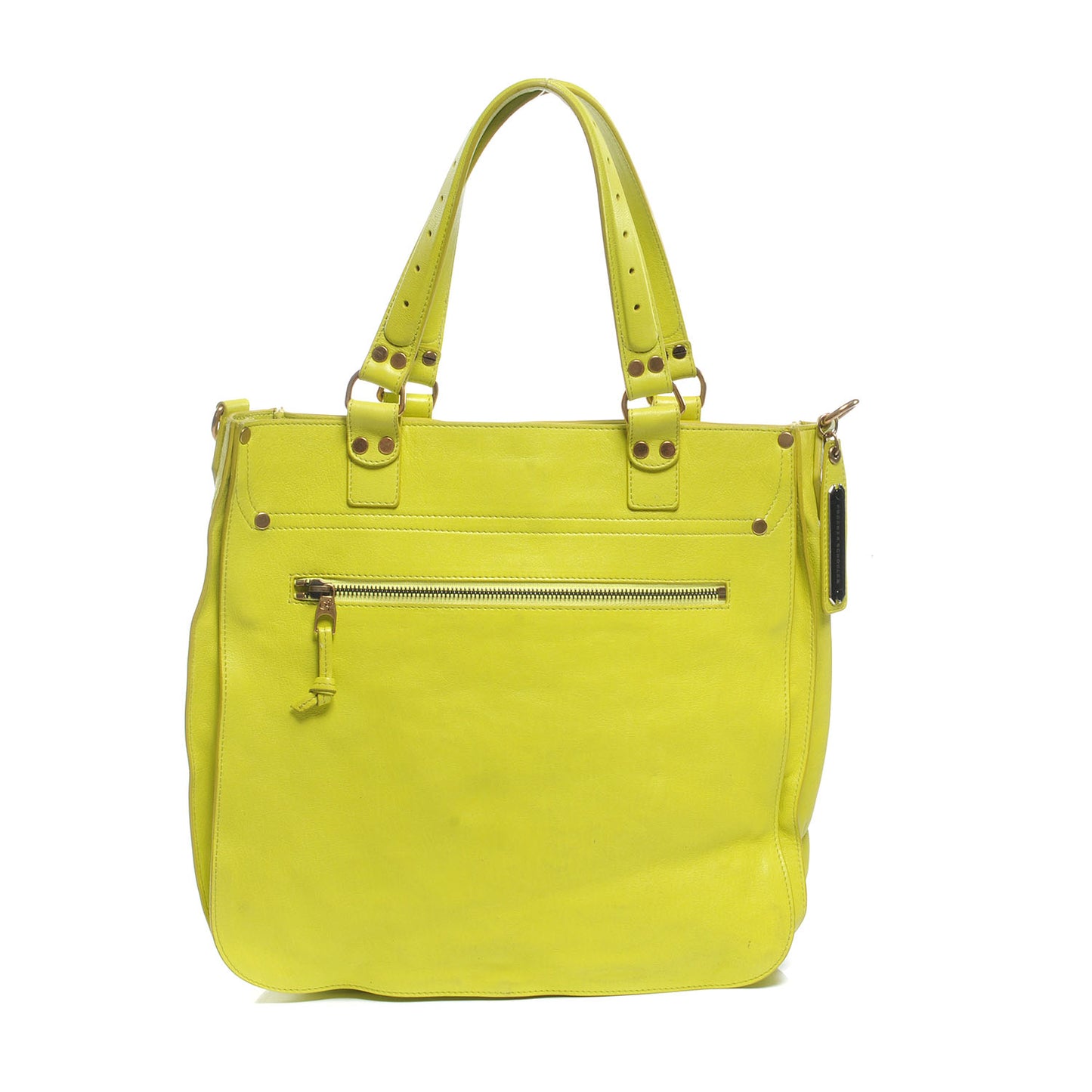 Leather PS1 Tote Citron