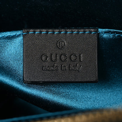 Gucci Suede Patent Web GG Small Ophidia Dome Shoulder Bag Black 6 of 11