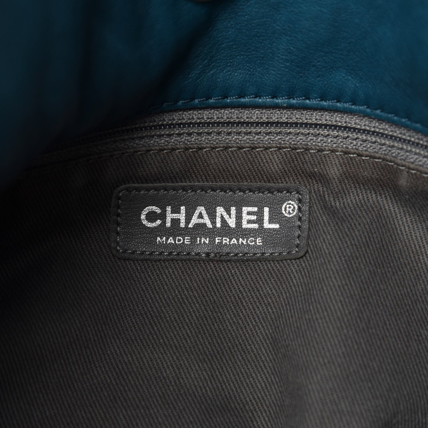 Chanel Lambskin Large Sharpei Shoulder Bag Turquoise 8 of 10