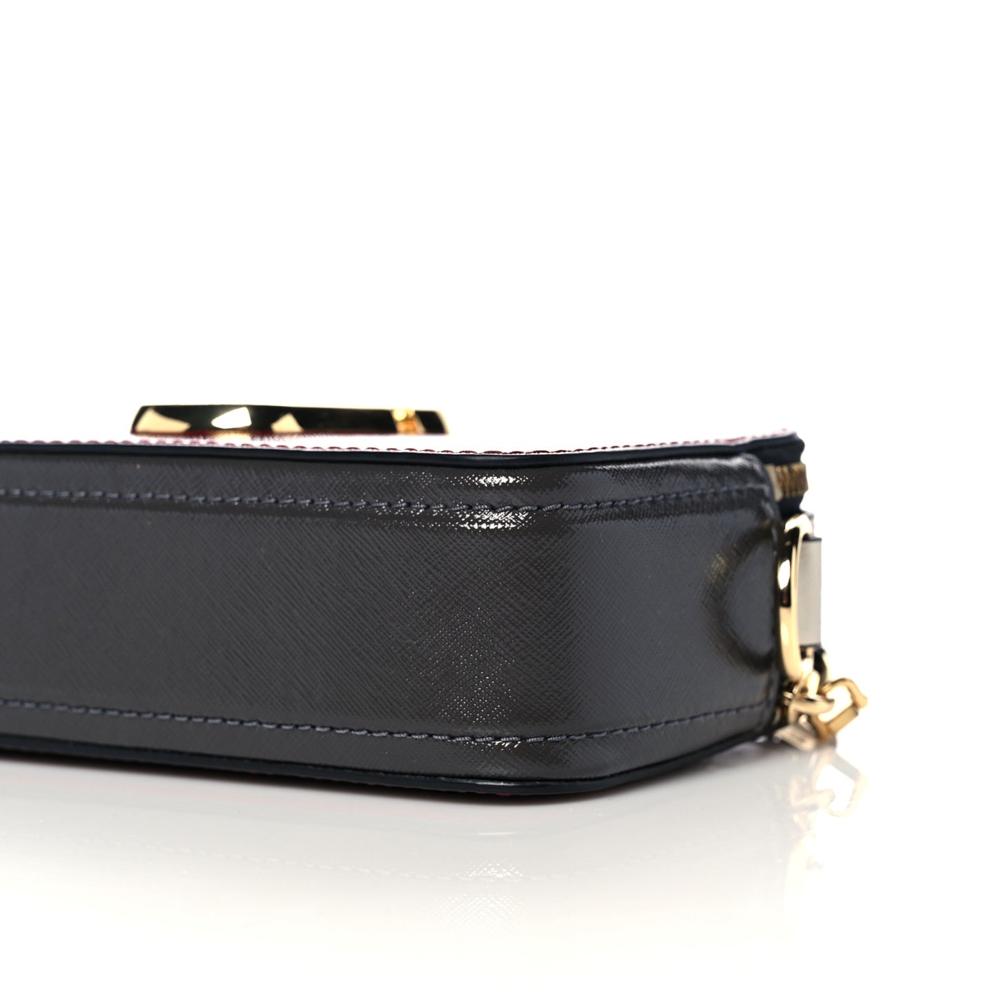 Saffiano Small Snapshot Camera Bag Red Multicolor