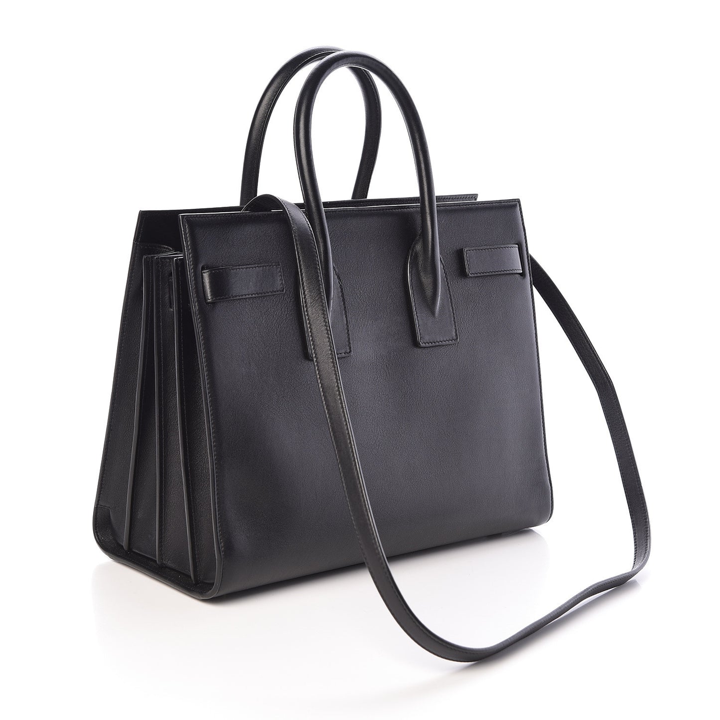Calfskin Small Sac De Jour Black