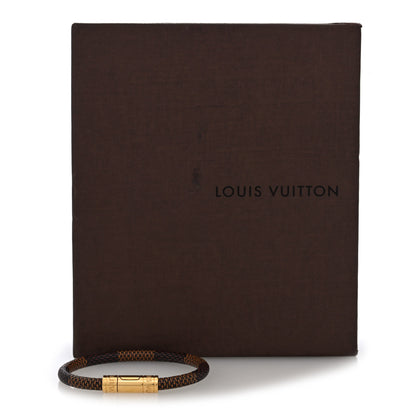 Louis Vuitton Damier Ebene Keep It Bracelet 15 5 of 5