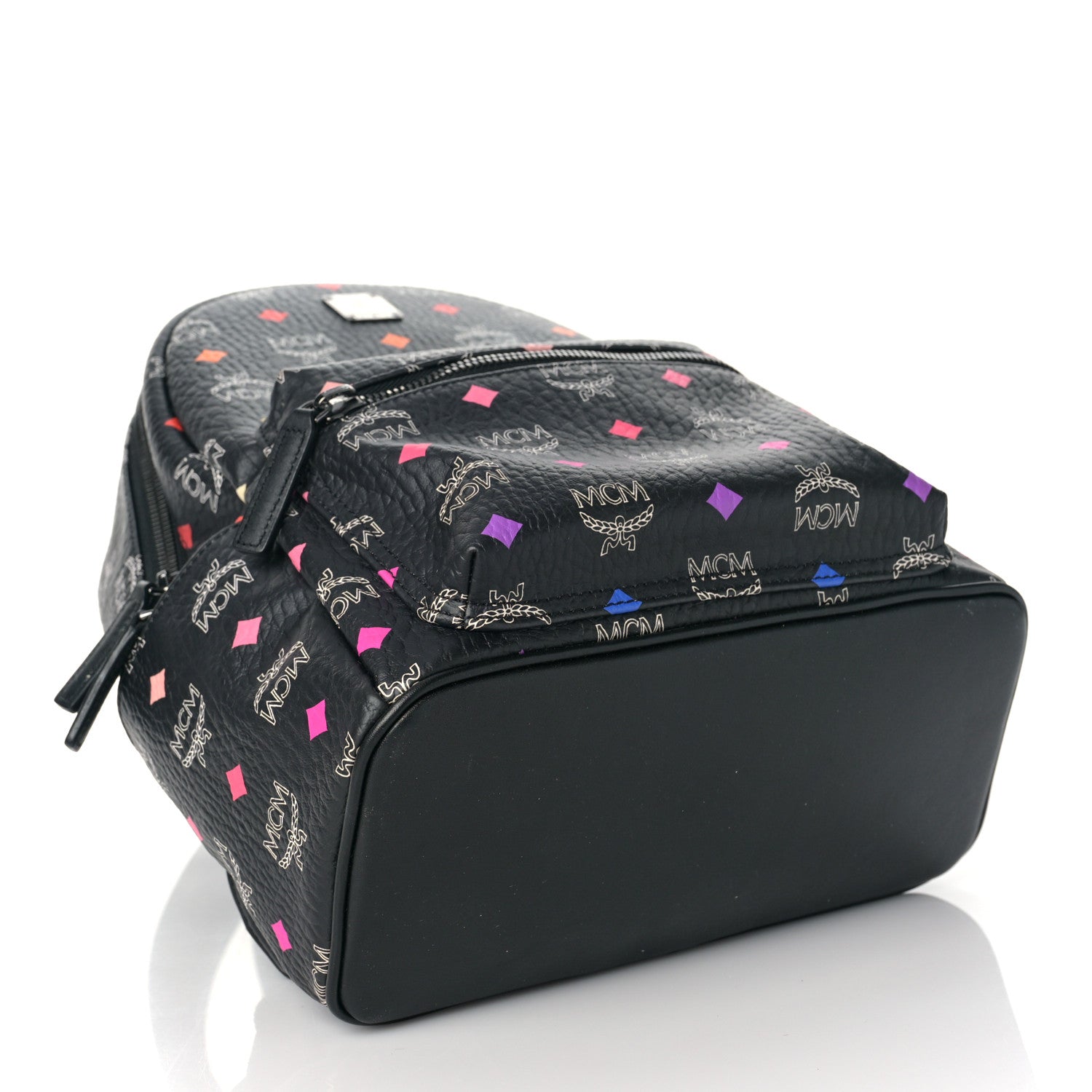 MCM Skyoptic Visetos Small Stark Backpack Spectrum Diamond Black 4 of 12