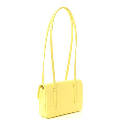Chanel Shiny Caviar Mini Preppy Coco Shoulder Bag Light Yellow 3 of 11