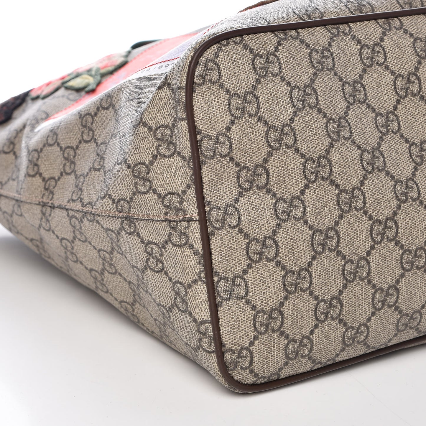 Soft GG Supreme Monogram Courrier Medium Crossbody Tote Beige New Acero