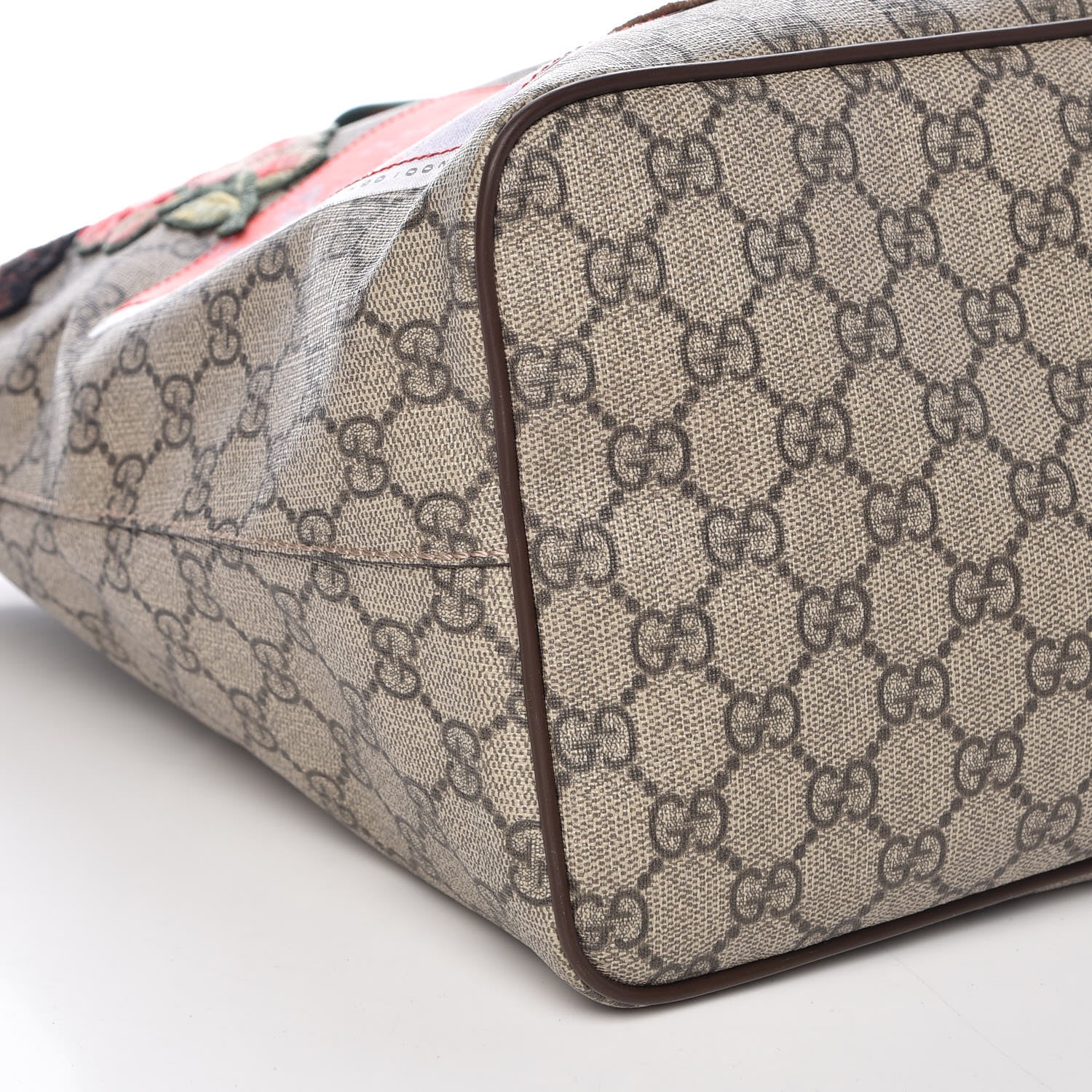 Gucci Soft GG Supreme Monogram Courrier Medium Crossbody Tote Beige New Acero 11 of 13