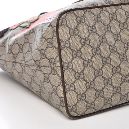 Gucci Soft GG Supreme Monogram Courrier Medium Crossbody Tote Beige New Acero 11 of 13