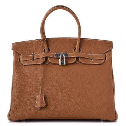 Hermes Togo Birkin 35 Gold 1 of 41