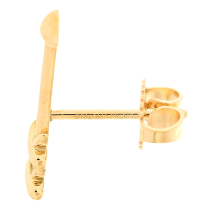 Tiffany 18K Yellow Gold Graffiti Arrow Single Earring 5 of 7