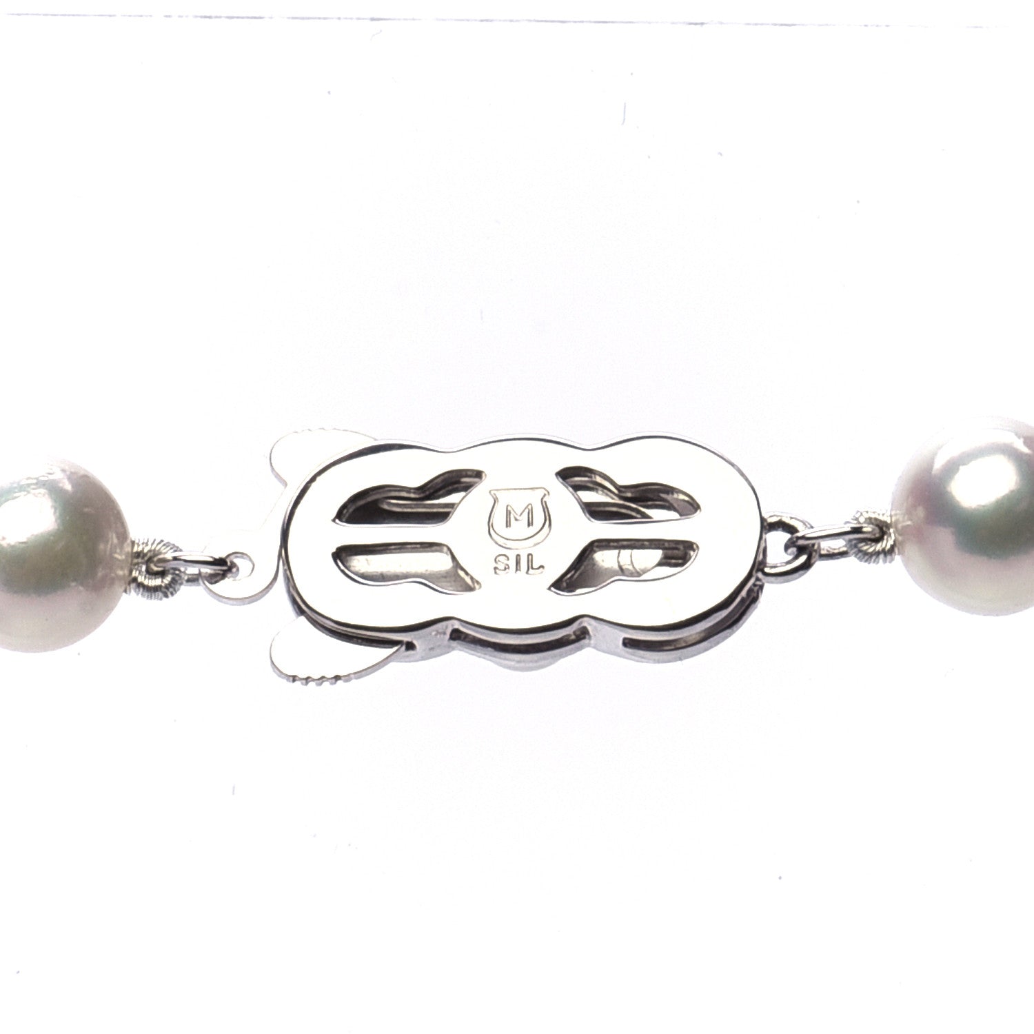Mikimoto Sterling Silver Akoya Pearl 6.5-7mm Strand Necklace 18 5 of 6