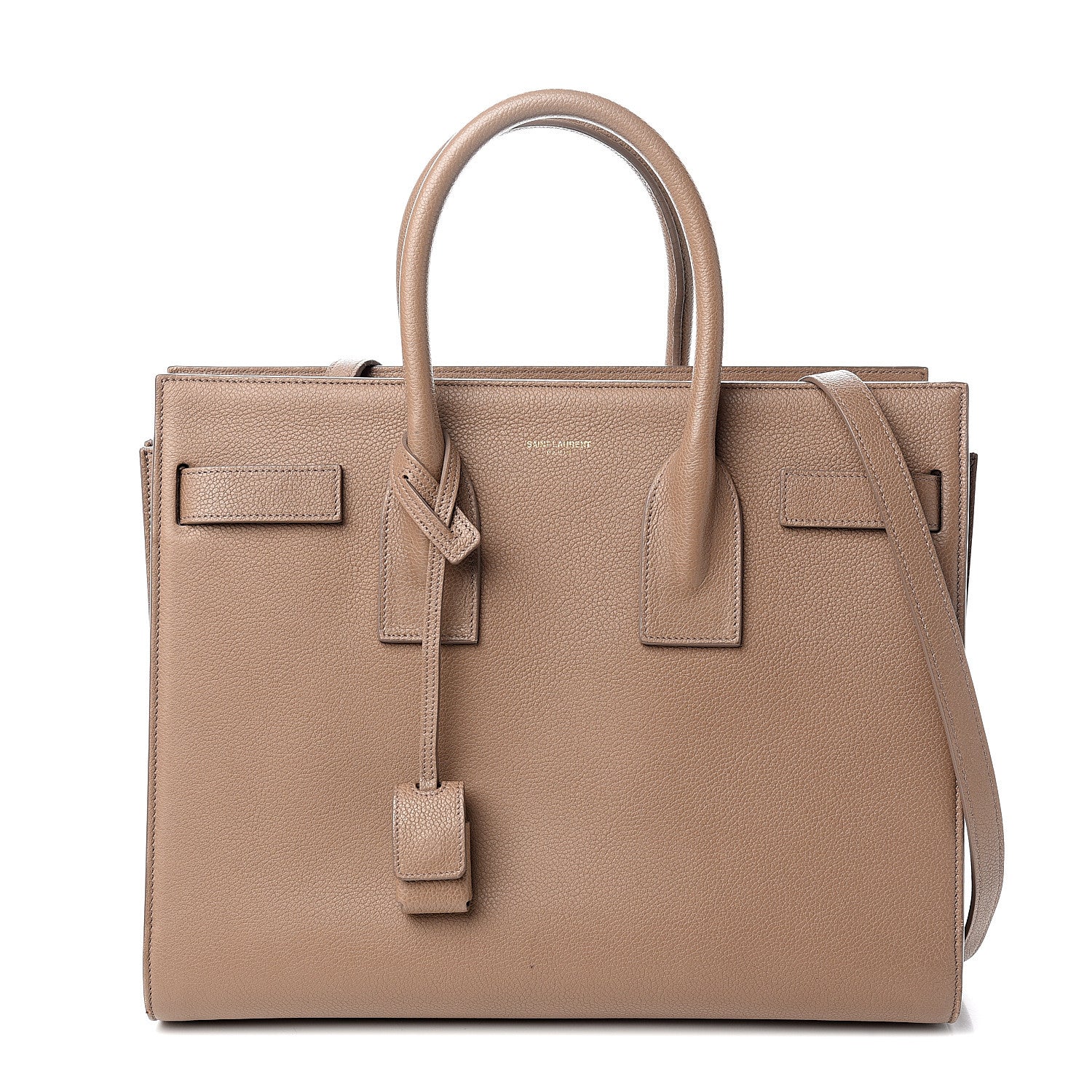 Saint Laurent Calfskin Small Sac De Jour Beige 1 of 10