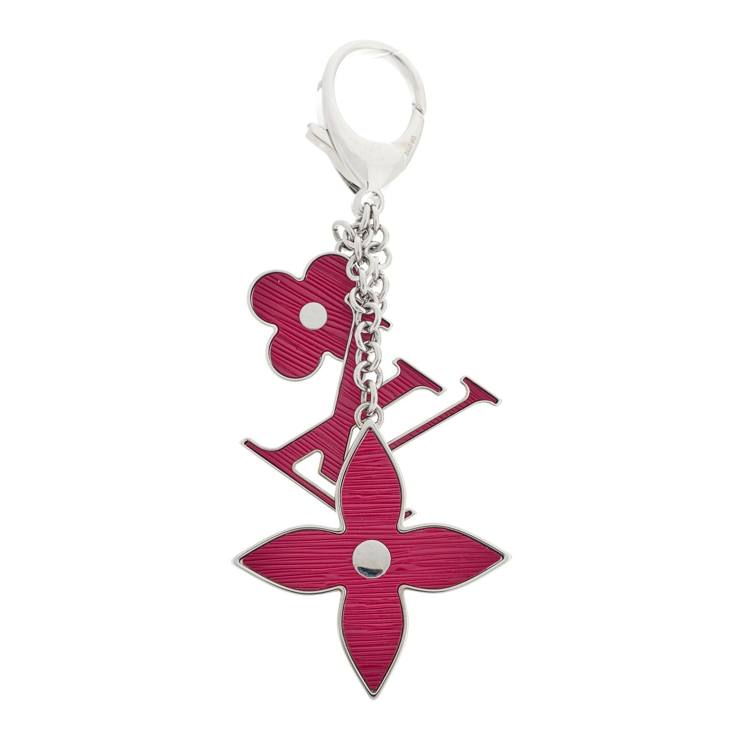 Fleur d Epi Bag Charm Fuchsia