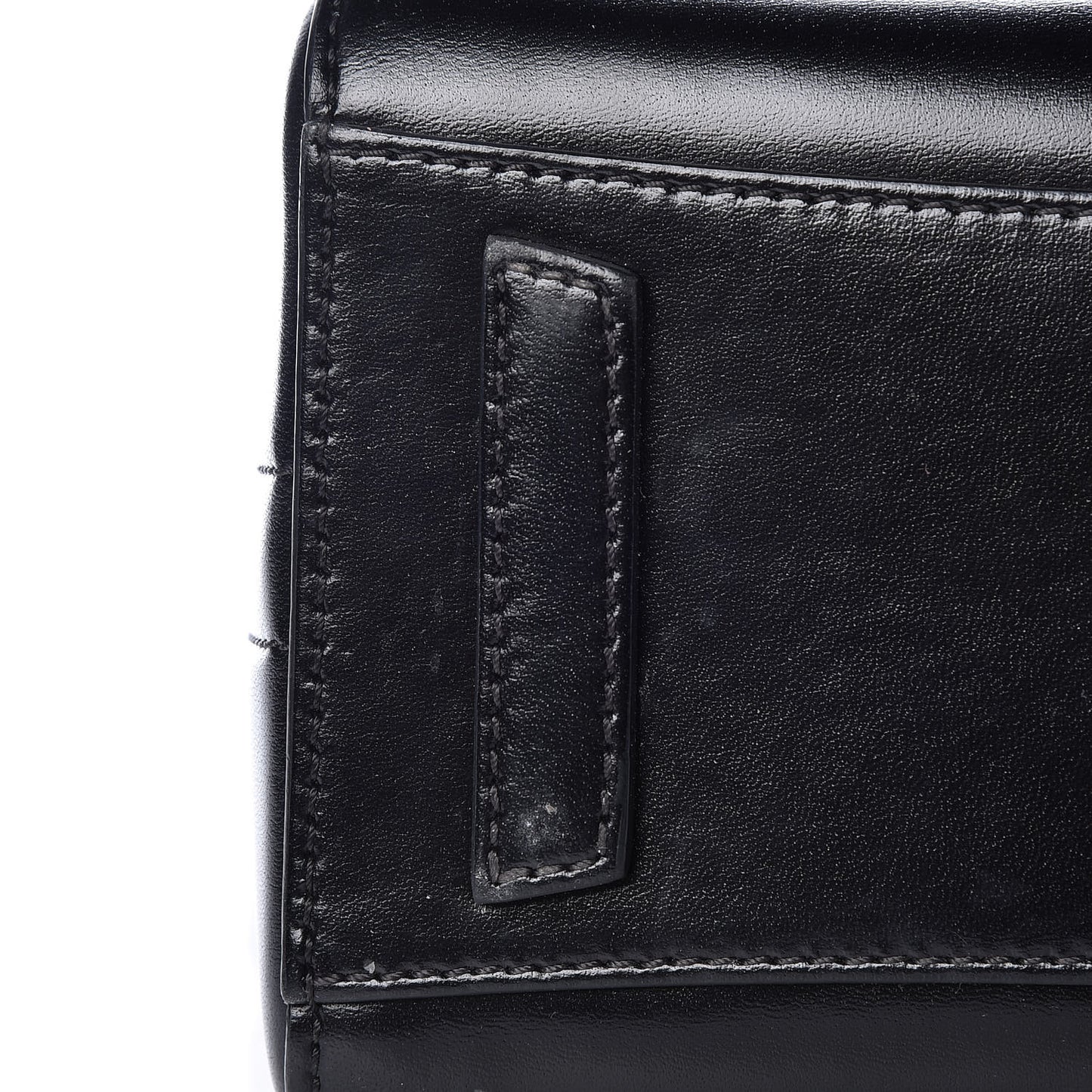 Shiny Lord Calfskin Mini Antigona Black