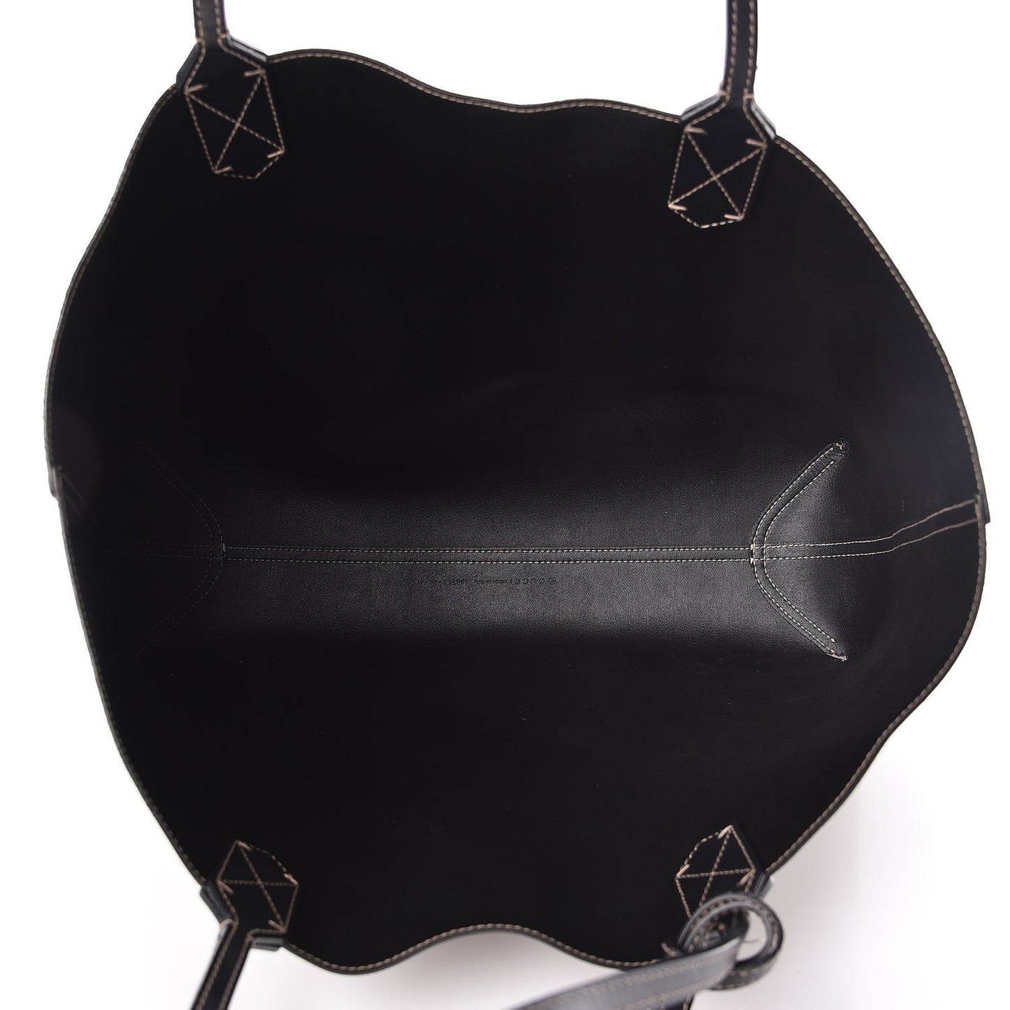 Calfskin GG Supreme Monogram Medium Reversible Tote Black