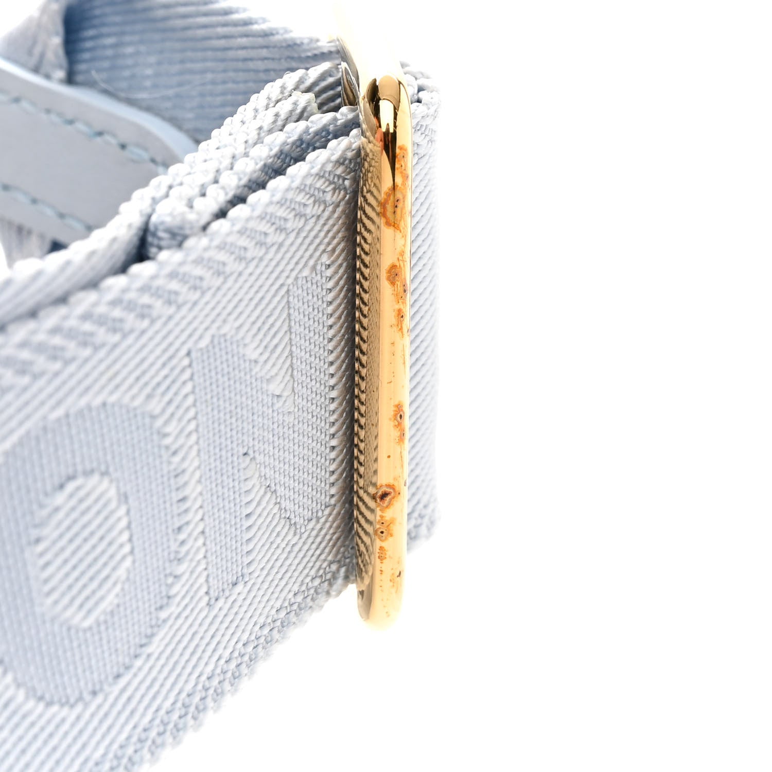 Louis Vuitton Calfskin Bubblegram Wallet On Strap Ice Blue 10 of 11