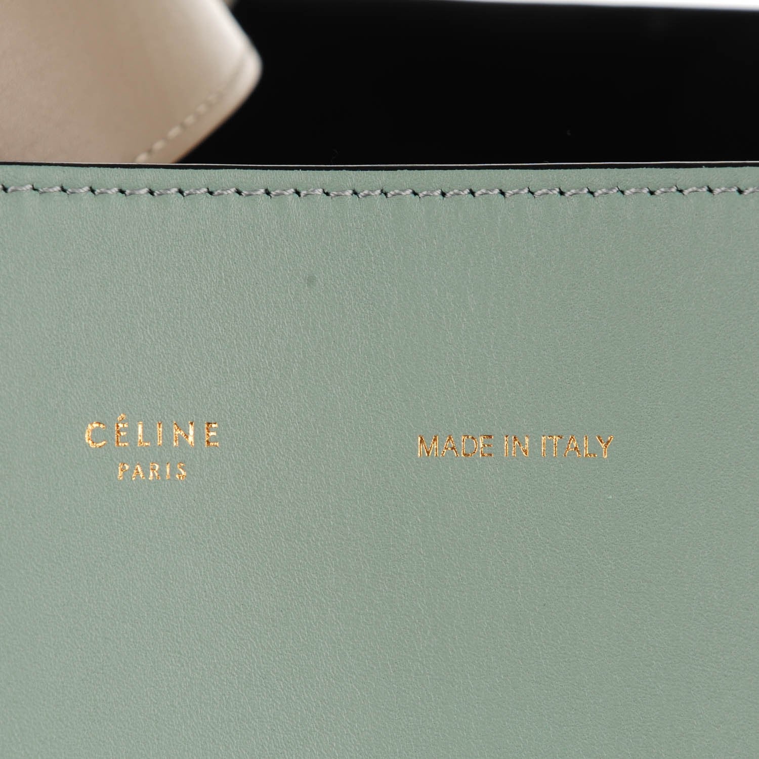 Celine Shiny Smooth Calfskin Small Twisted Cabas Jade Forest 6 of 7