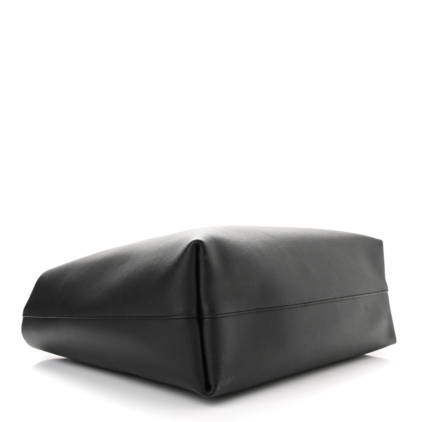 Calfskin Large Shopping Tote Black
