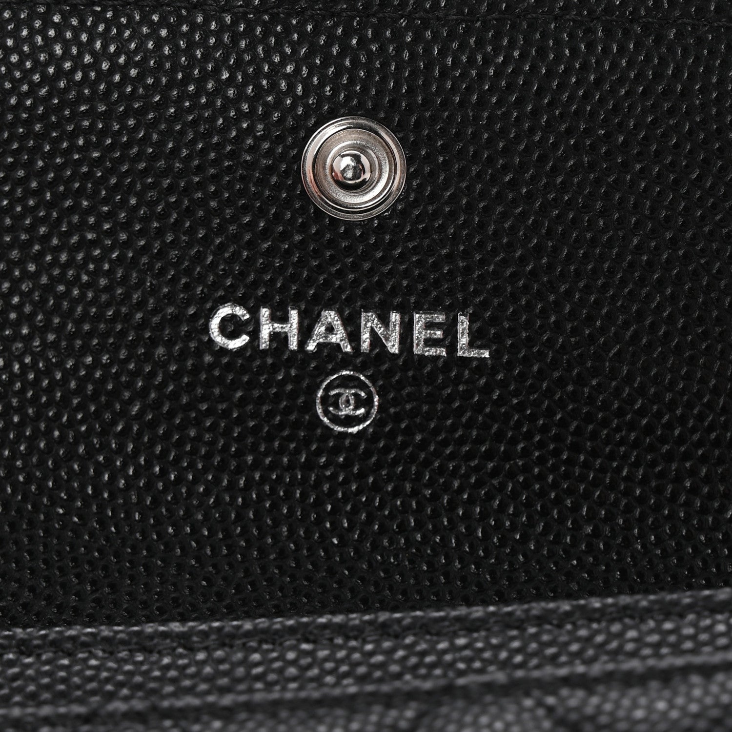 Chanel Caviar Quilted Boy Flap Card Holder Black 6 of 9