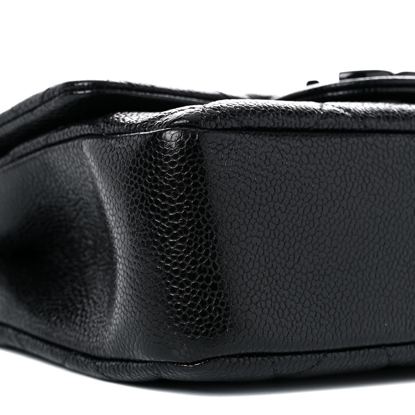Caviar Quilted Incognito Mini Square Flap Black