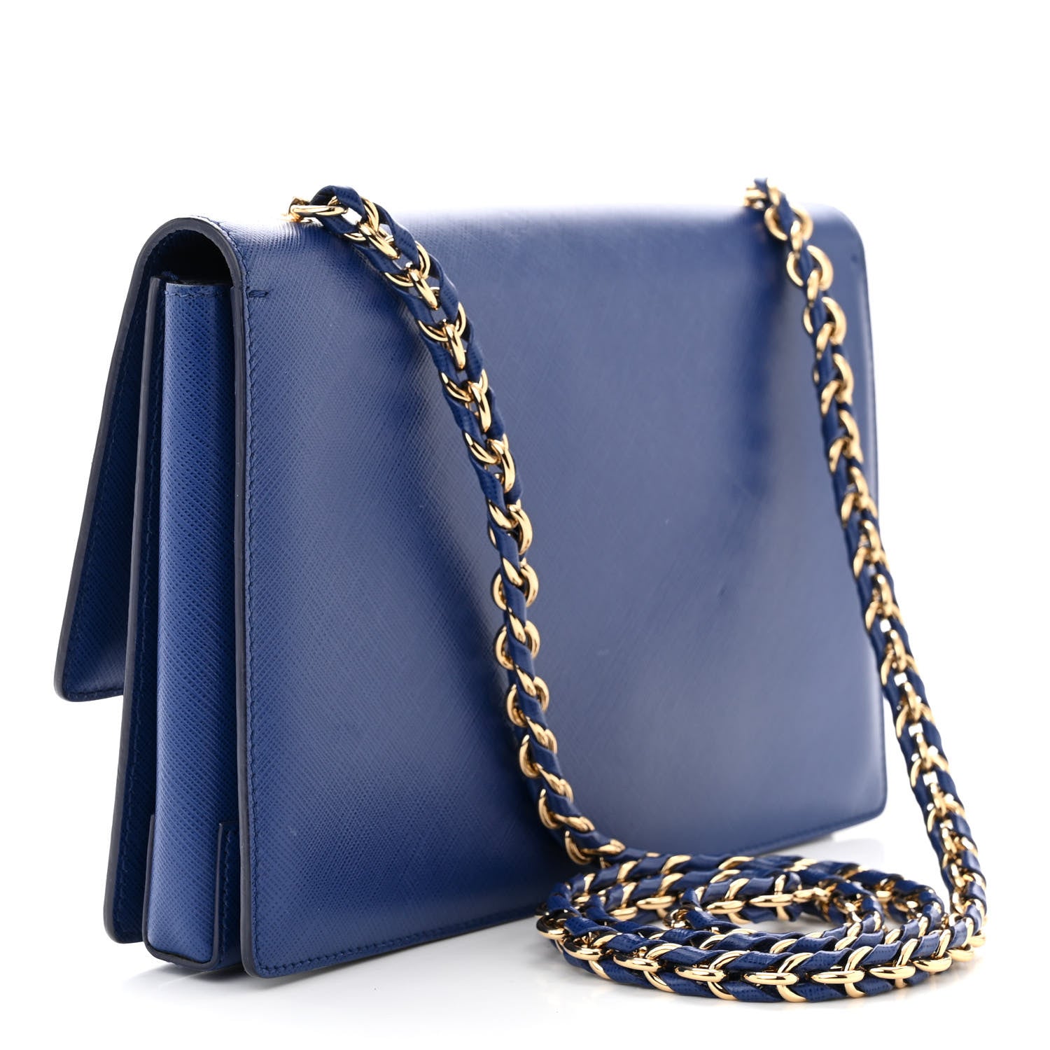 Salvatore Ferragamo Printed Calfskin Ginny Shoulder Bag Ocean 3 of 10