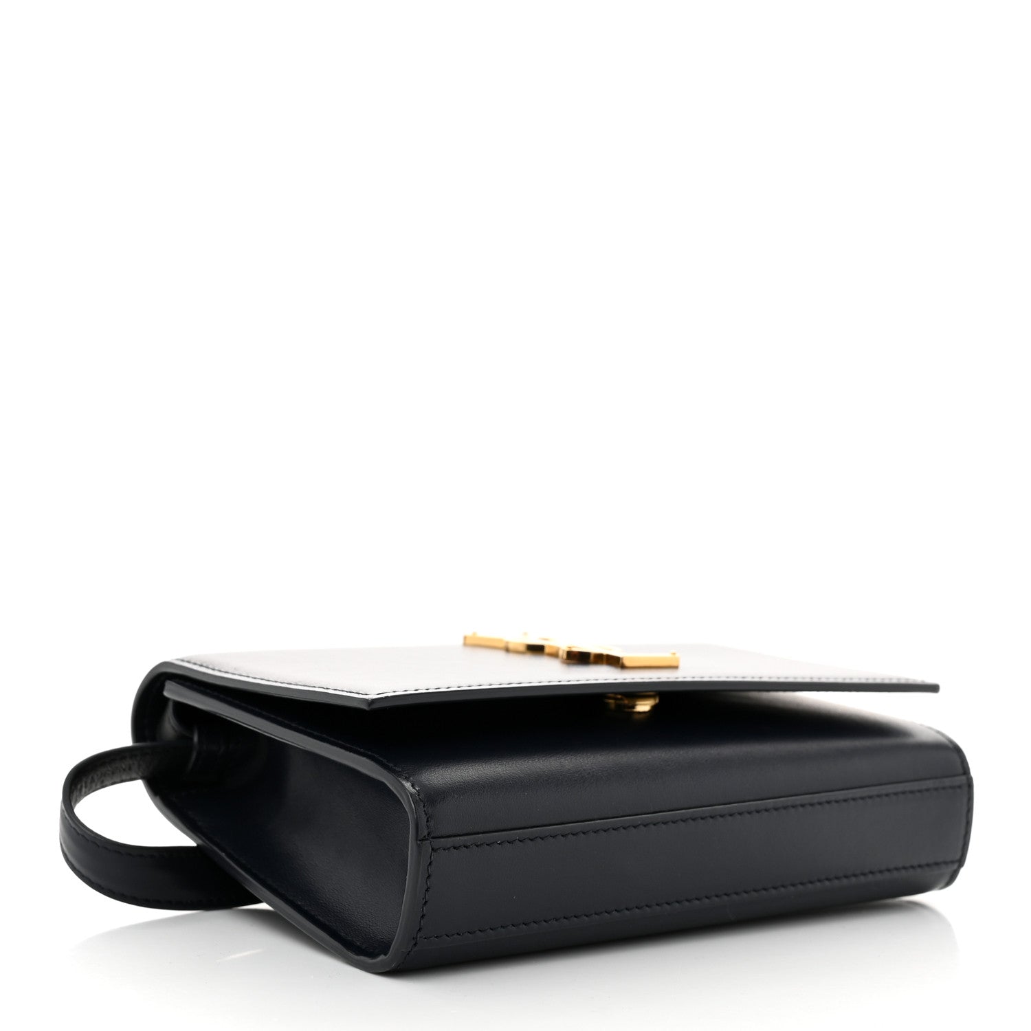 Saint Laurent Smooth Calfskin Monogram Kate Belt Bag Deep Marine Black 4 of 10
