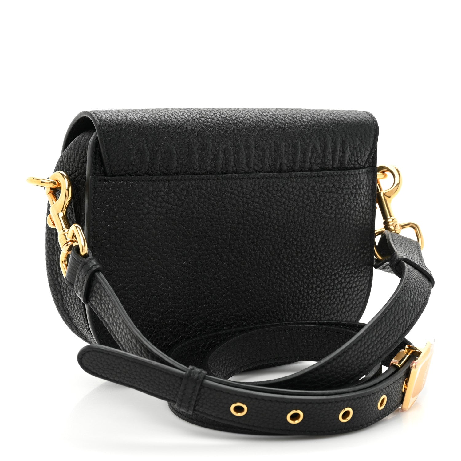 Christian Dior Grained Calfskin Small Bobby Flap Black 3 of 10