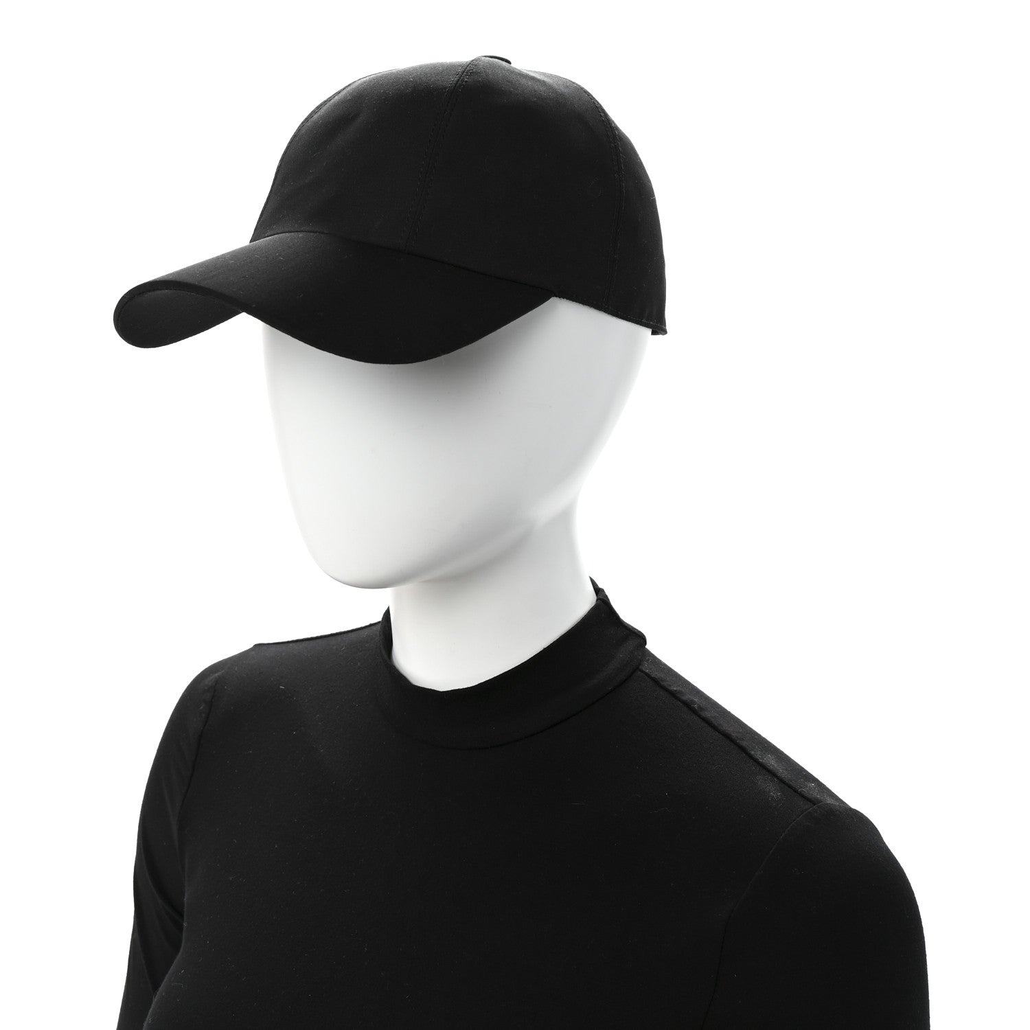 Hermes Cotton Canvas Serena Jump Cap 58 Black 2 of 8