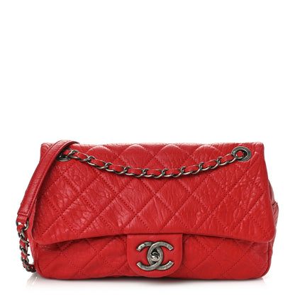 Chanel Sheepskin Quilted Medium Easy Flap Red 1 of 9