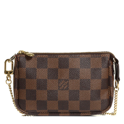 Louis Vuitton Damier Ebene Mini Pochette Accessories 1 of 7