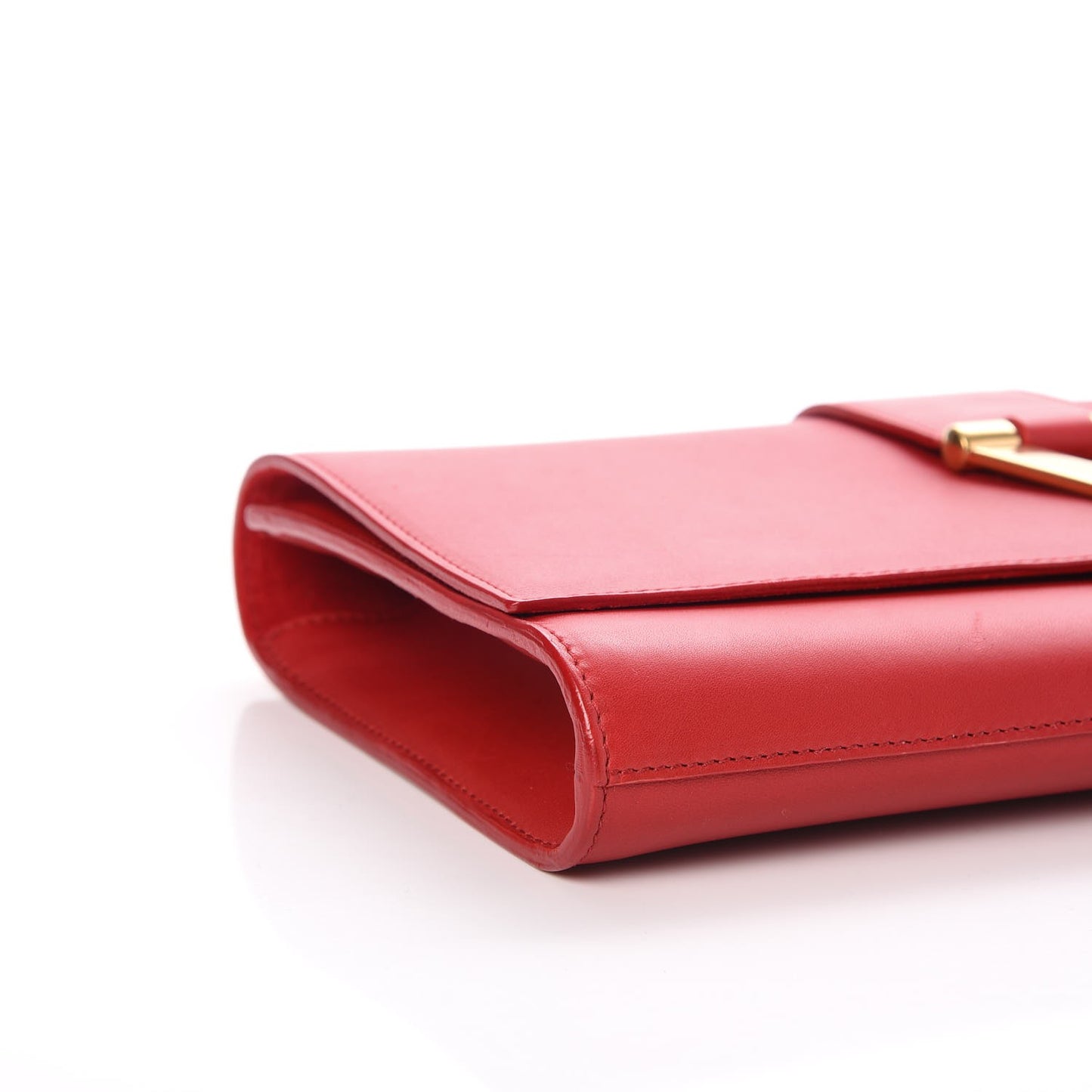 Calfskin Classic Y Ligne Clutch Rouge Orient
