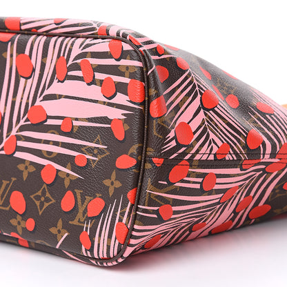 Louis Vuitton Monogram Jungle Dots Neo Neverfull MM Sugar Pink Poppy 9 of 11