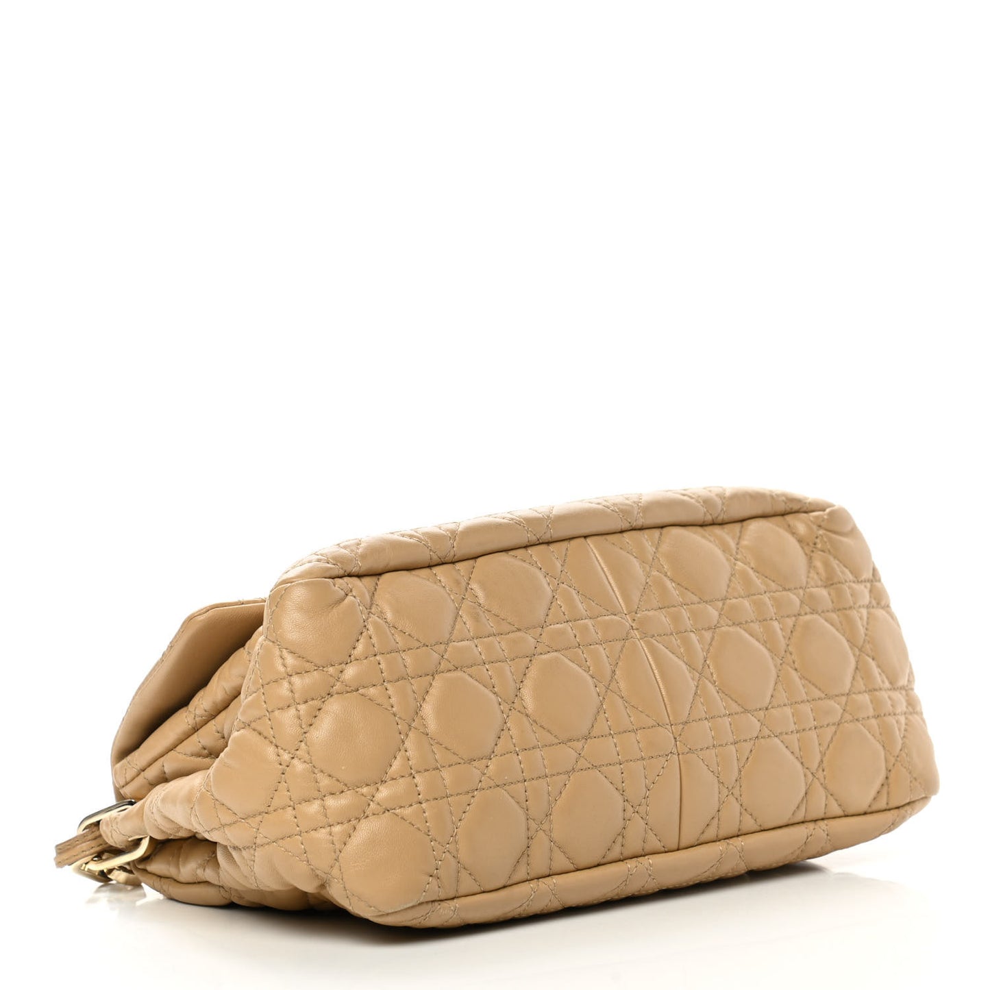 Lambskin Cannage New Lock Flap Beige