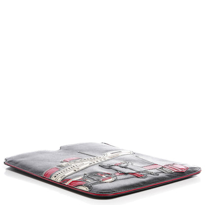 Prada Saffiano Cruise Ship iPad Cover Case Nero Black 4 of 8