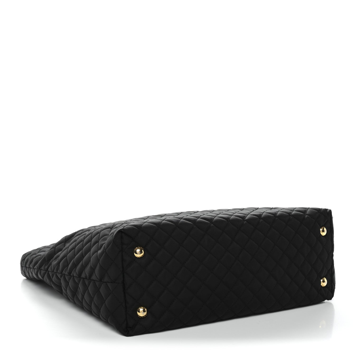 Prada Tessuto Nylon Quilted Shopping Tote Black 3 of 13
