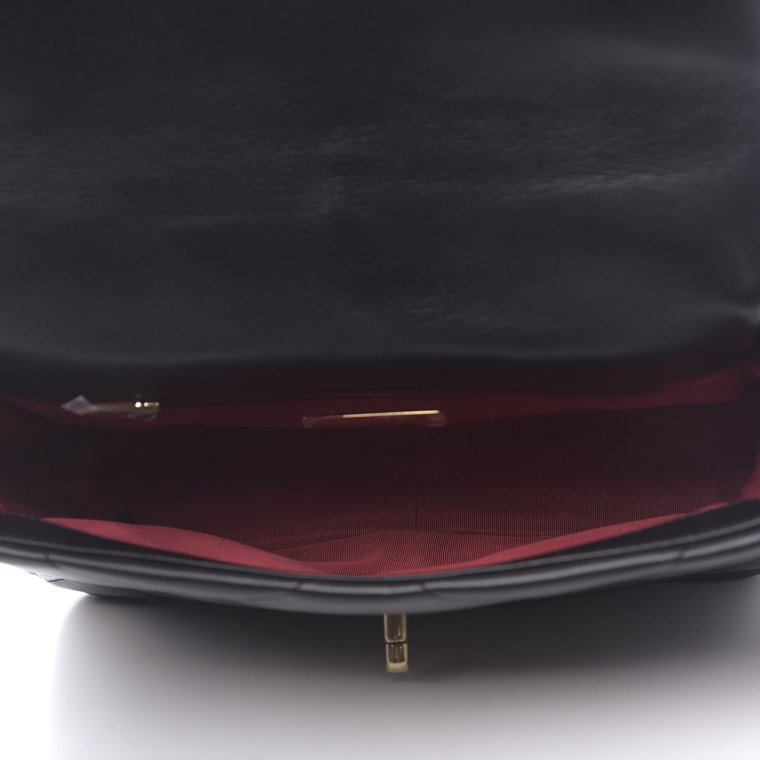 Chanel Goatskin Quilted Medium 19 Flap Black 5 of 11