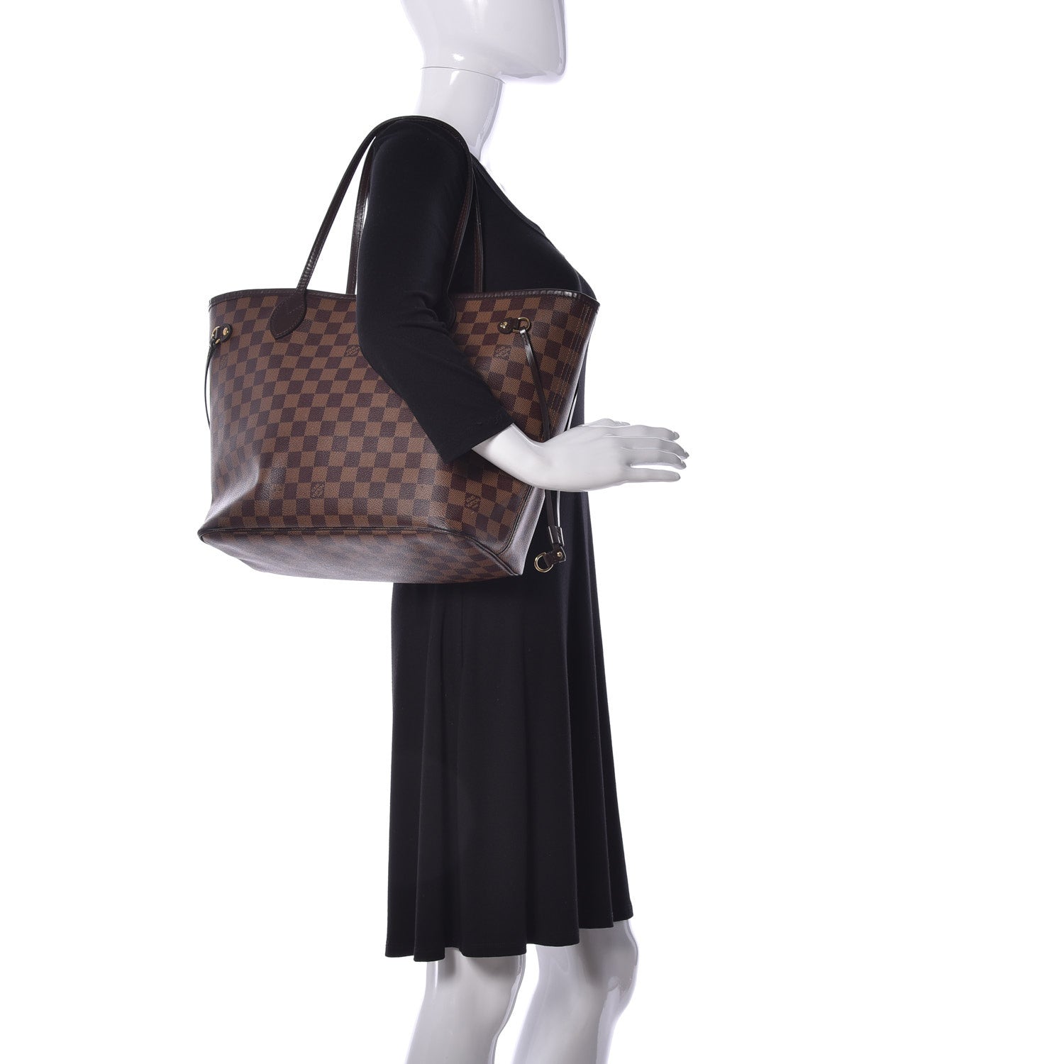 Louis Vuitton Damier Ebene Neo Neverfull MM 2 of 9