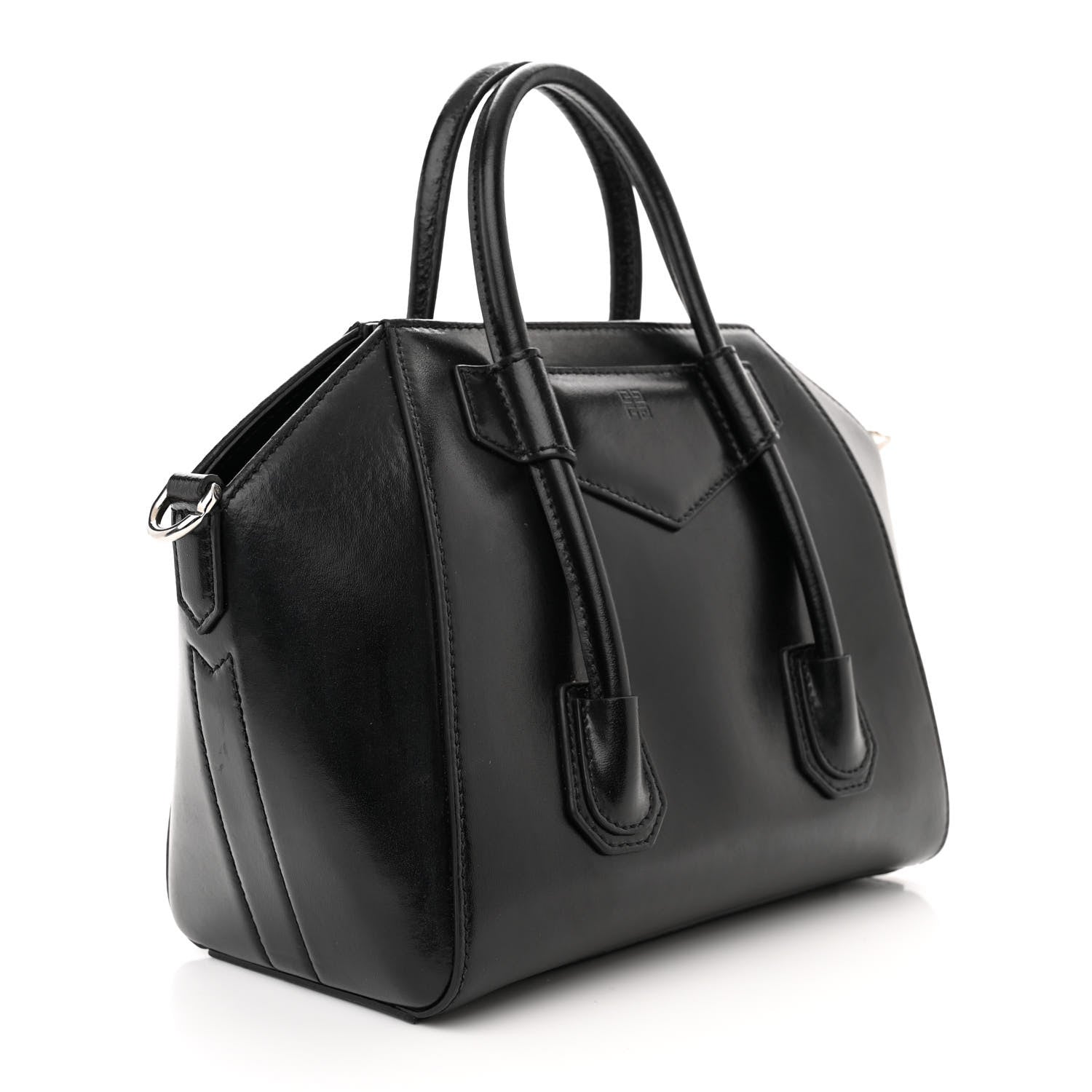 Givenchy Box Calfskin Mini Lock Antigona Shoulder Bag Black 3 of 21