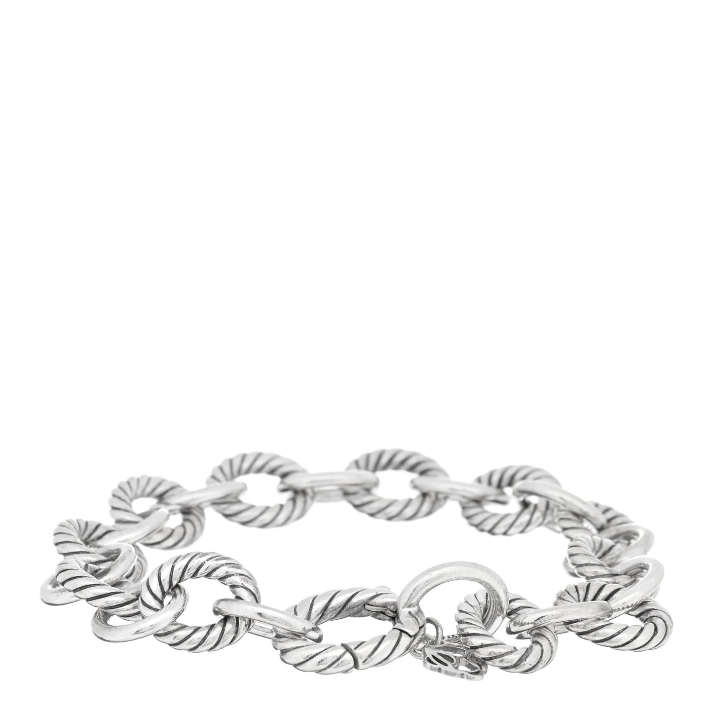 Sterling Silver 10mm Medium Oval Link Bracelet