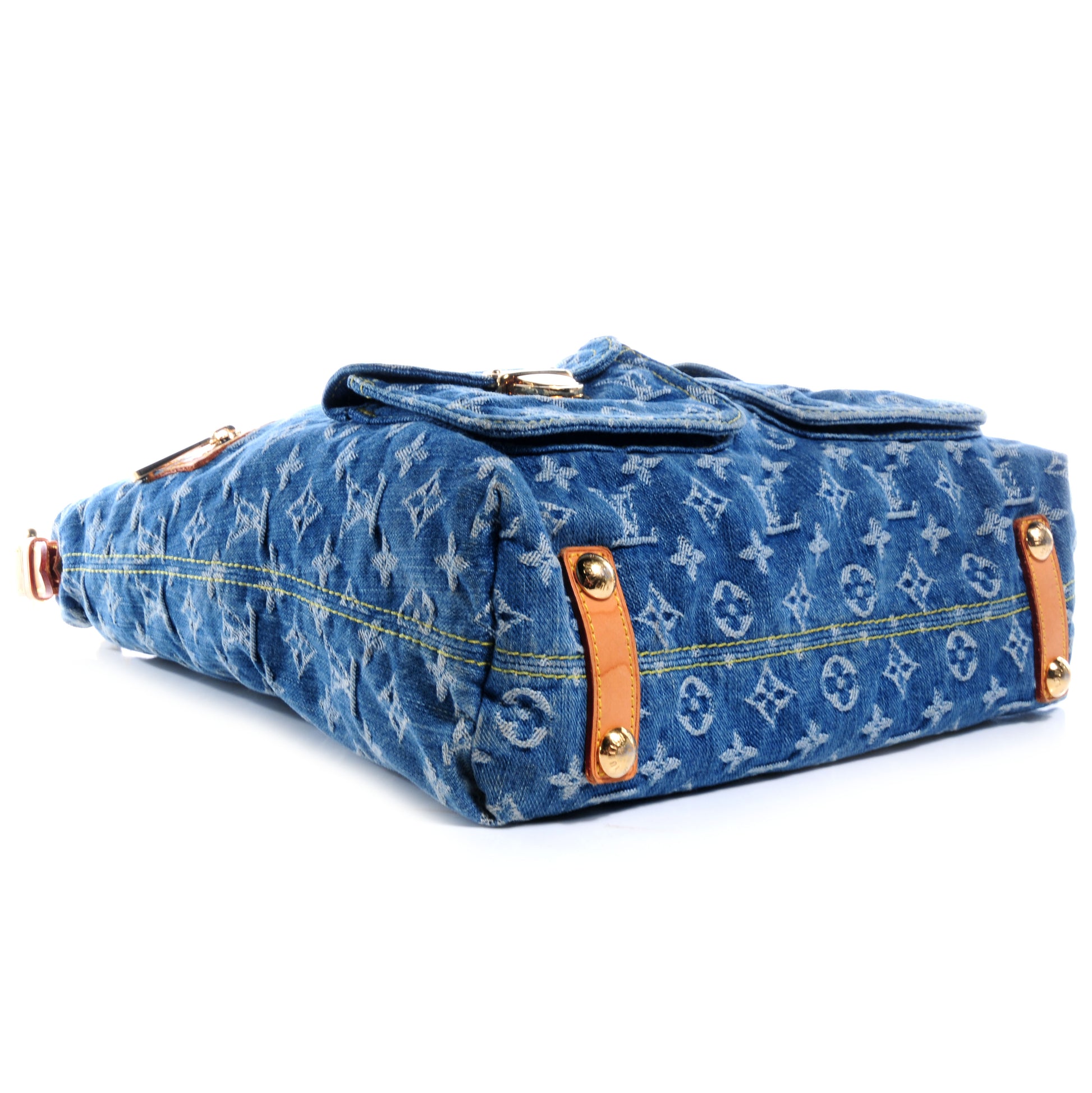 Louis Vuitton Denim Baggy GM Blue 4 of 8