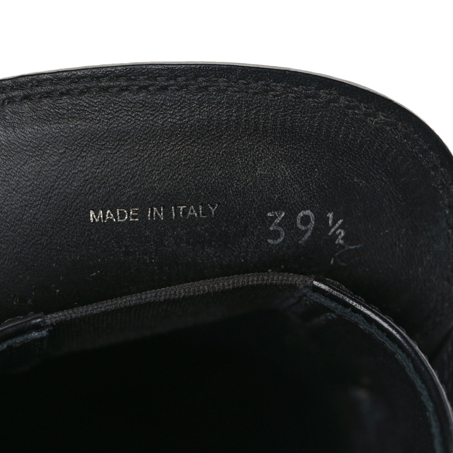 Spazzolato Metal Triangle Logo 50mm Loafers 39.5 Black