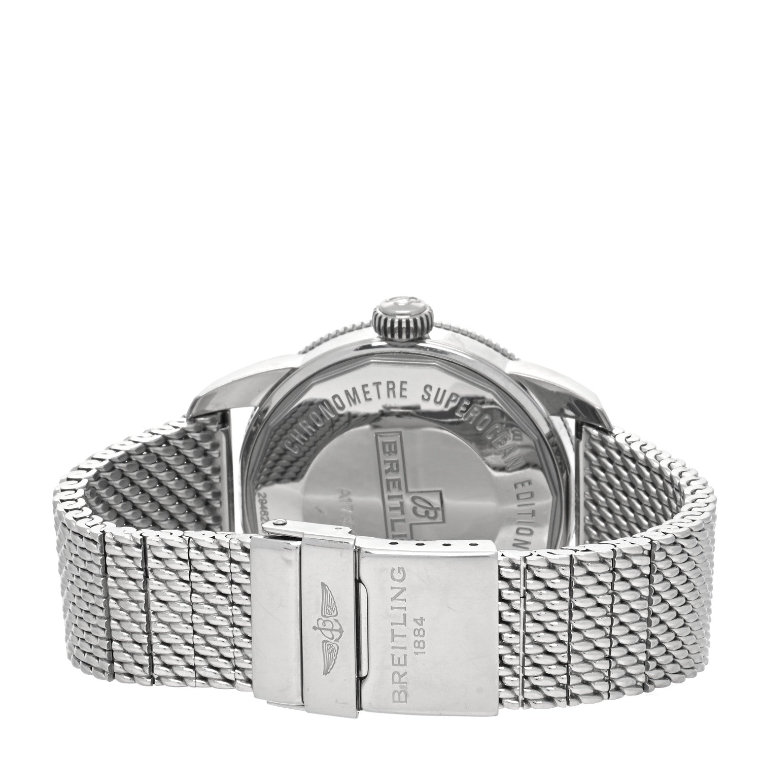 Breitling Stainless Steel 42mm Super Ocean Heritage II Automatic Watch Black A17321 3 of 5